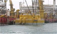 گوی شناور پایانه نفتی جاسک در موقعیت دریایی خود قرار دارد