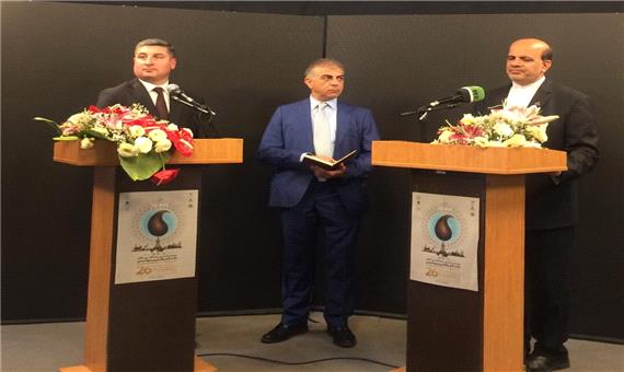 وزیر مدیریت منطقه‌ای و زیرساخت‌های ارمنستان از نمایشگاه نفت بازدید کرد