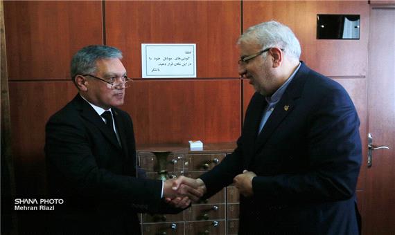 دیدار وزیر نفت با معاون رئیس کابینه وزرا در امور نفت و گاز ترکمنستان
