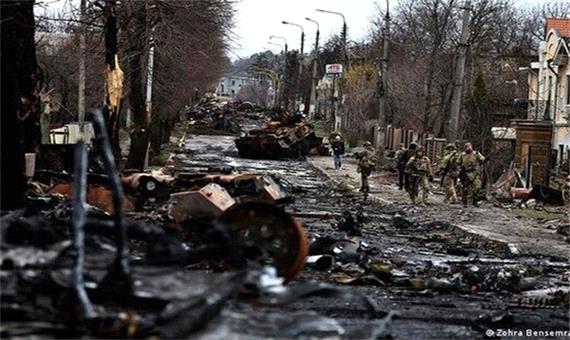 اولین تصاویر از حمله روسیه به یک مجتمع تجاری در اوکراین