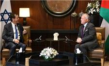 دیدار غیرعلنی رئیس رژیم صهیونیستی و پادشاه اردن در امان