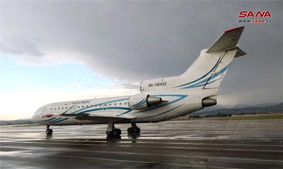 فرود نخستین هواپیمای مسافربری روسی در سوریه پس از 12 سال