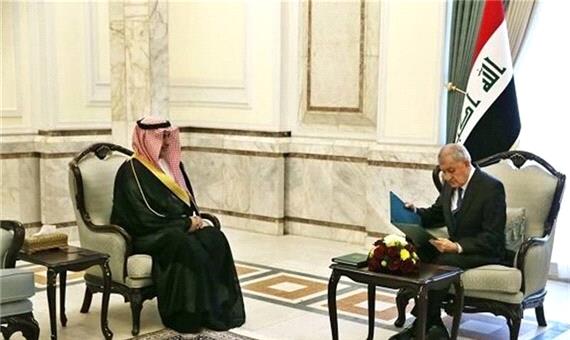 دعوت ملک سلمان از رئیس جمهور عراق برای شرکت در نشست عربستان