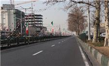آماده‌سازی مسیر اصلی مراسم راهپیمایی 22 بهمن