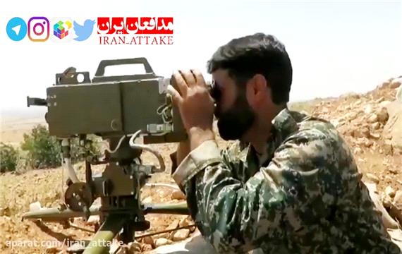 هدف قرار دادن مقر داعش در سوریه با سلاح لیزری توسط سپاه پاسداران