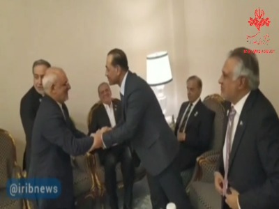 دیدار رئیس‌جمهور ایران با نخست وزیر پاکستان
