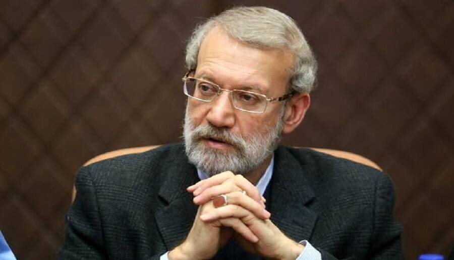 حضور لاریجانی در جلسه اتاق بازرگانی