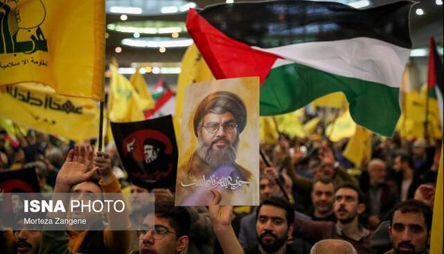 حضور یک شخصیت مهم ایرانی در مراسم سالگرد شهادت شهید نصرالله