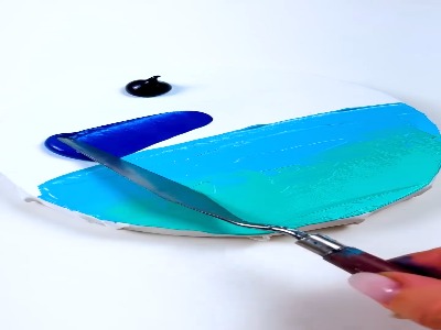 نقاشی پروانه درخشان