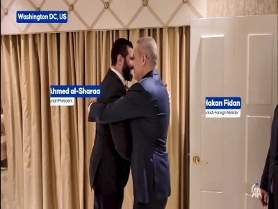 دیدار وزیر خارجه ترکیه با جولانی در آمریکا