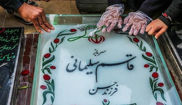 مزار شهید حاج قاسم در آستانه مراسم ششمین سالگرد