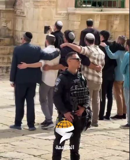 ورود شهرک‌نشینان صهیونسیت به مسجد الاقصی با پشتیبانی نظامیان اسرائیلی