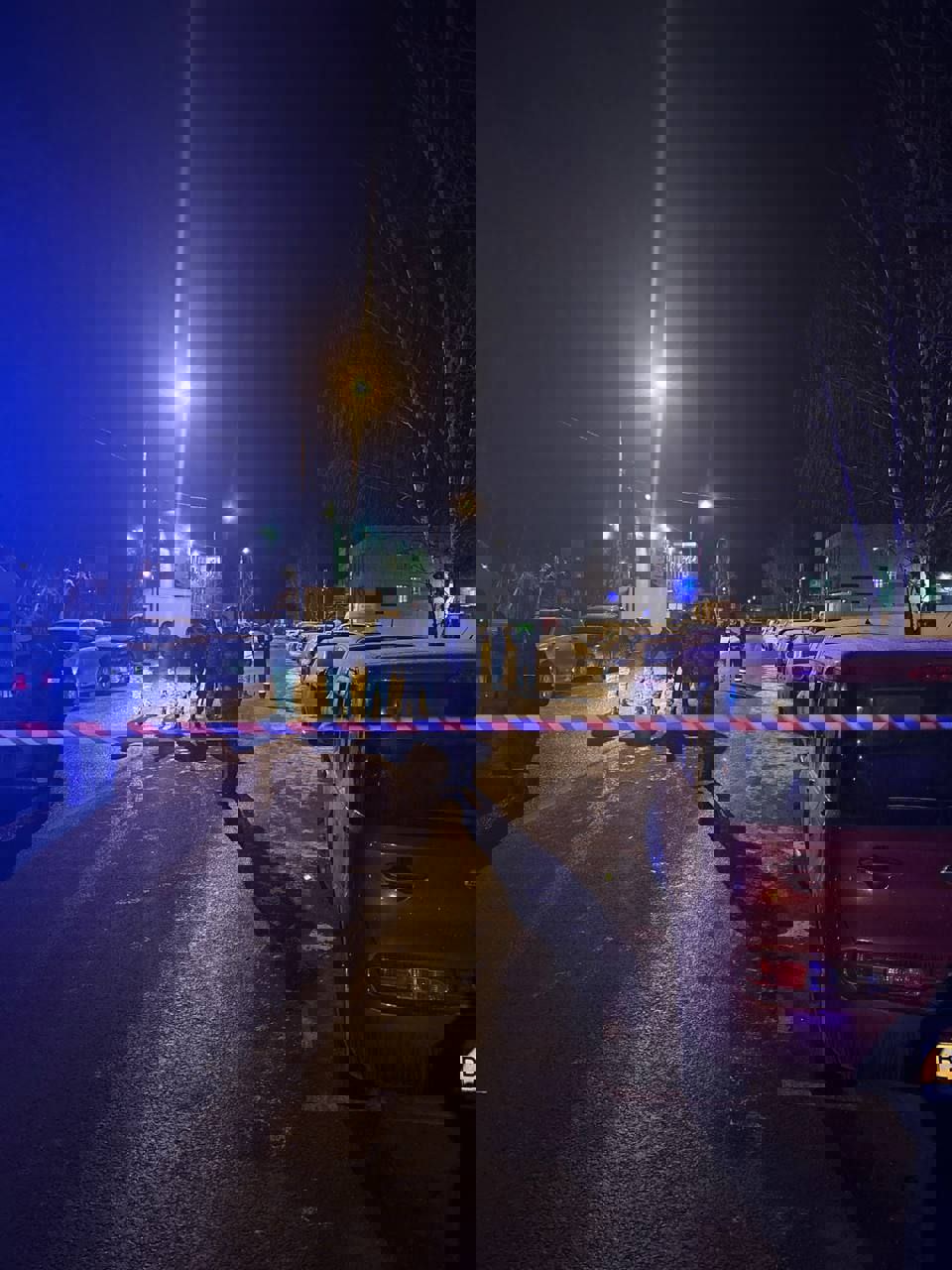 حمله به خودروی پلیس در مسکو