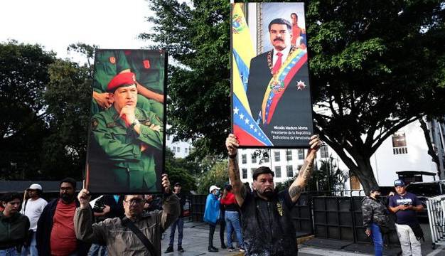 حضور جمعیت عظیم ونزوئلایی‌ها در کاراکاس در حمایت از دولت