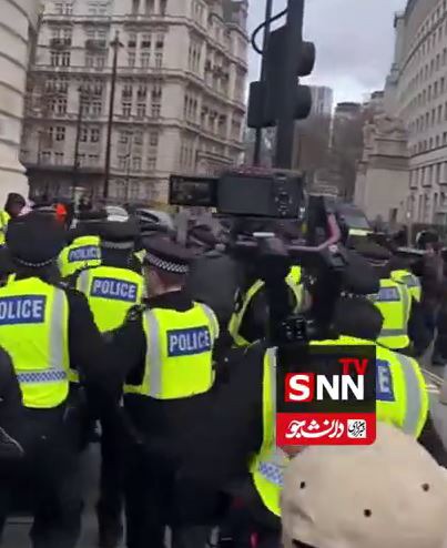 سرکوب بی‌رحمانه حامیان فلسطین توسط پلیس لندن