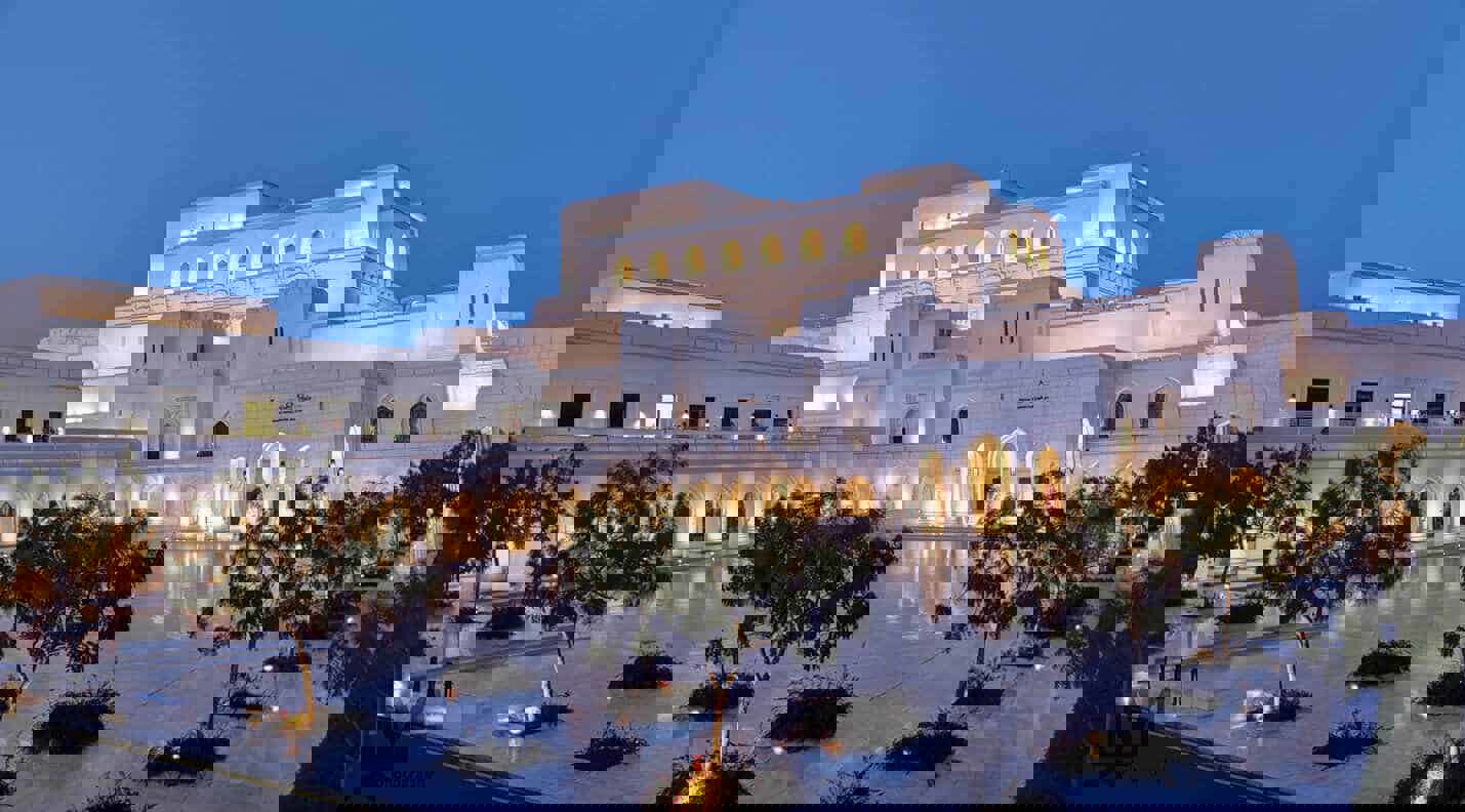 نمایی از هتل محل اقامت هیات آمریکایی در مسقط