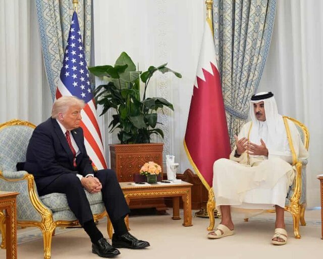 گفت‌وگوی تلفنی امیر قطر و ترامپ