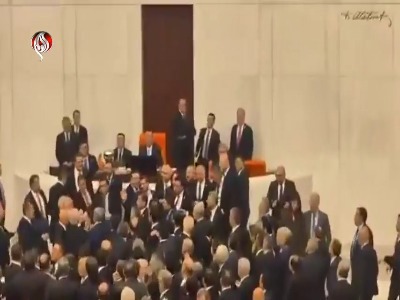 درگیری در پارلمان ترکیه