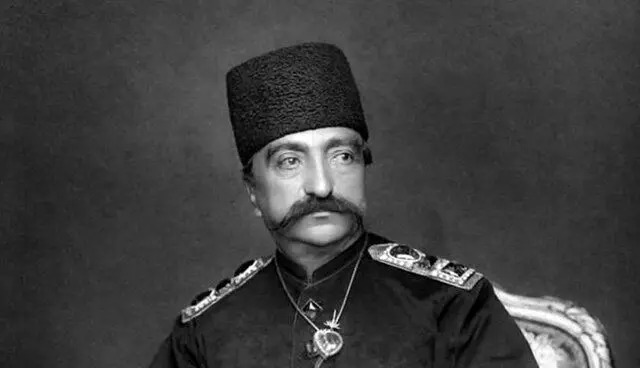 نقاشی ناصرالدین‌ شاه از خودش در ایام ولیعهدی