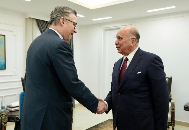 مذاکرات ایران و آمریکا محور گفت‌وگوی فؤاد حسین و مقام آلمانی