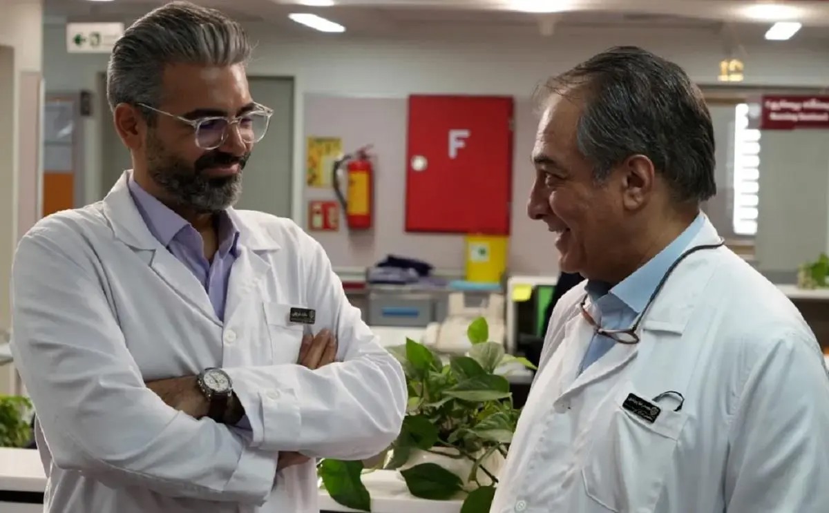 بازیگر سریال ساهره و همسرش در یک قاب عاشقانه