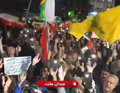 تیراندازی مجری شبکه سه در تجمع شبانه مردمی