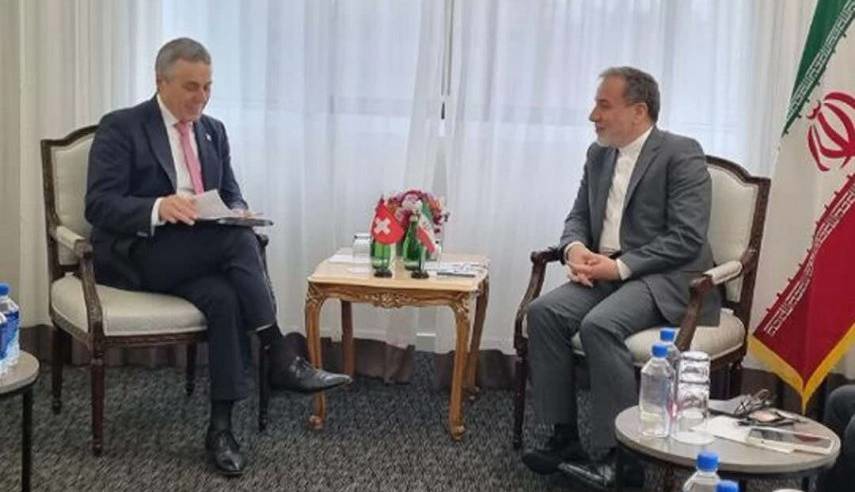عراقچی و وزیر خارجه سوئیس دیدار کردند