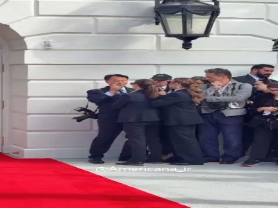 درگیری خبرنگار چینی با ماموران سرویس مخفی آمریکا