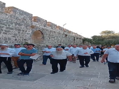 تعرض شهرک‌نشینان به مسجدالاقصی در پنجمین روز عید ادعایی