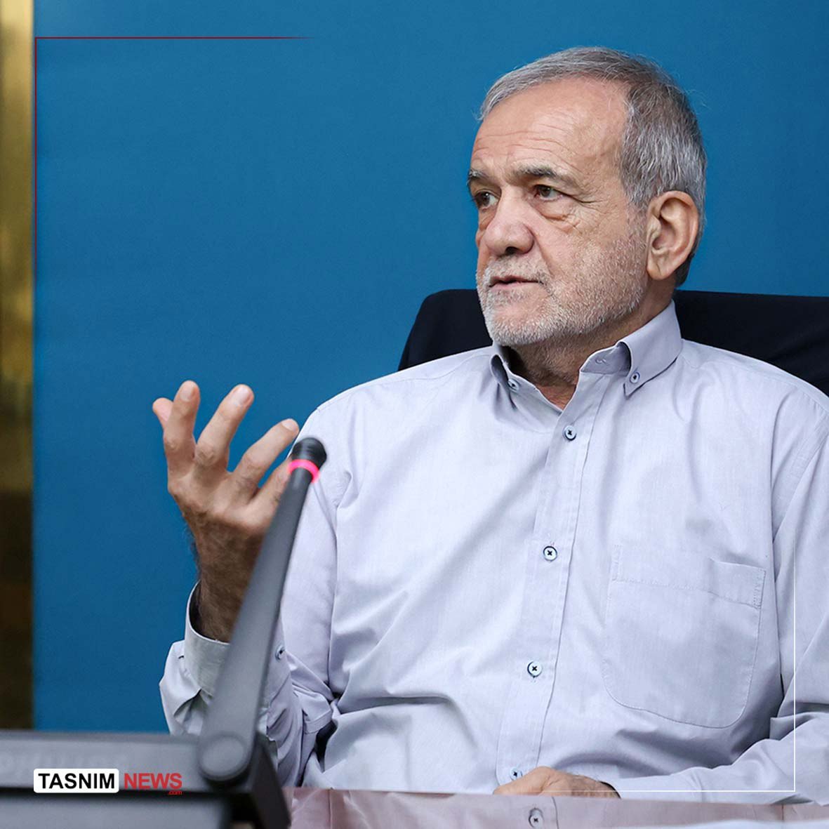 پزشکیان وارد شهر ترکمن باشی شد