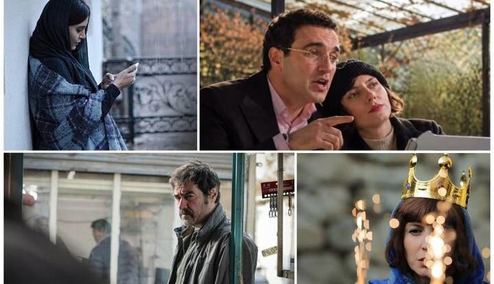 لیلا حاتمی، الناز شاکردوست، شهاب حسینی و محمدرضا فروتن در سینما